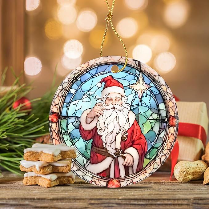 Christmas Ornament, Jocidea Christmas Decorations Santa Claus, Christmas Tree Ornaments, Holiday Decor and Xmas Gifts Ideas