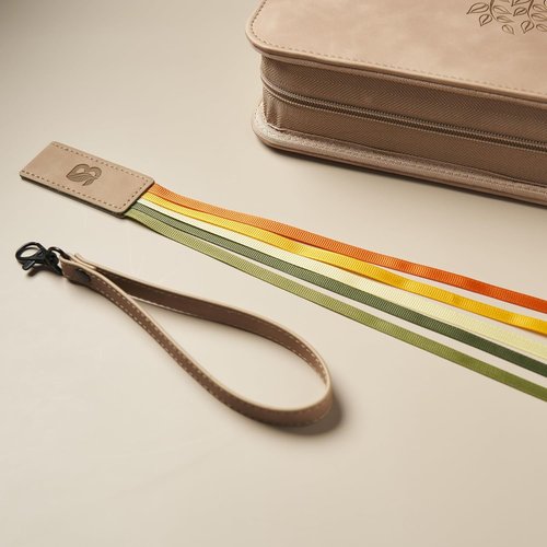 BLIEVE Bible Cover Case - Stylish PU Leather with Storage Pockets, Handle & Ribbon Bookmark