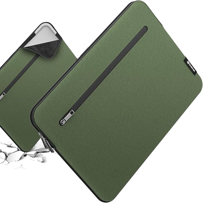 Smatree SlimPro Laptop Sleeve Case for 14 inch HP Pavilion x360 2-in-1 Laptop 14t-ek1000/14-ek0097nr, for 14 inch Pavilion Laptop-14-dv2097nr/ec1097nr, 14inch Envy x360 14t-es000 Case, Green (S420G)