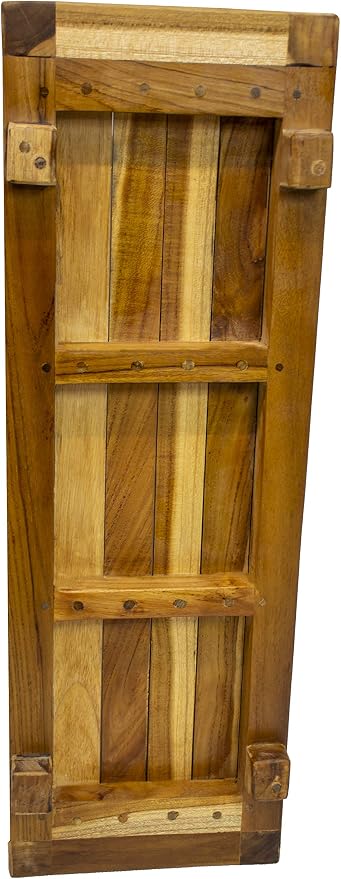 EcoDecors, 29 inch, with LiftAid Handles, Bath Tray for Tub, Bath Tub Tray Wood, Bathtub Table, Caddy for Bathtub in Natural Teak