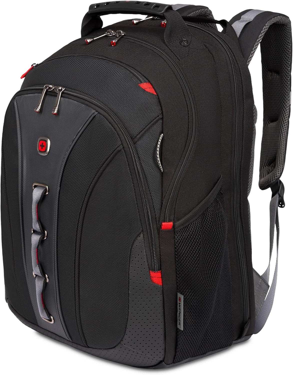 Wenger Legacy 16-Inch Laptop Backpack - Stylish Black/Gray Bag for Men & Women | One Size