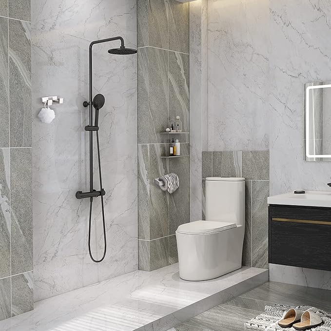 Brushed Bathroom Hardware Accessories Set 4 Pieces Brushed Nickel Towel Bar Set, 23.6 Inch Towel Rack Set SUS304 Stainless Steel Bathroom Set,Wall Mounted
