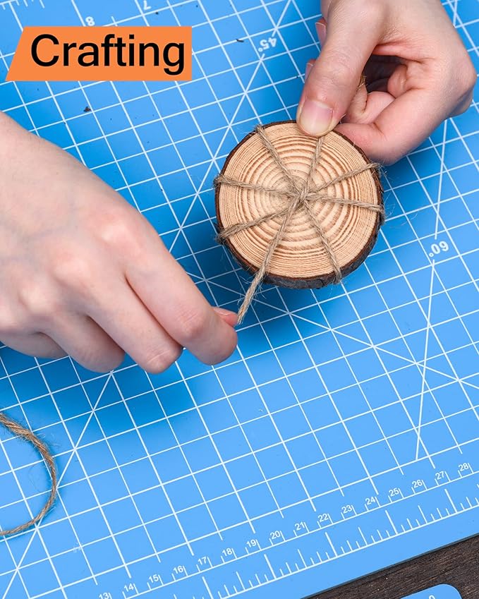 Density-upgraded 18"x12" Self Healing Cutting Mat, Idemeet Rotary Sewing Mat for Crafts, 5-Ply Blade Table Protector Cut Board for Fabric Leather Cutting Quilting Modeling Hobby Project, A3, Blue