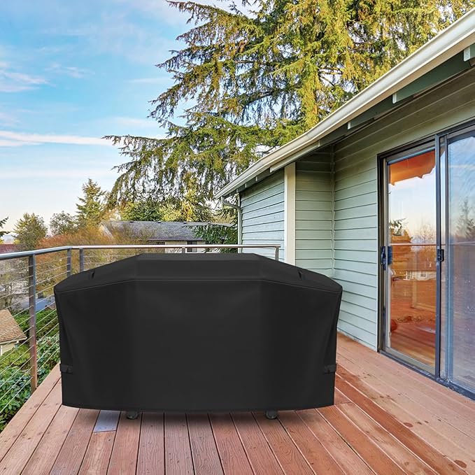 EZ-DONGTENG Grill Cover fit for Weber Slate 30" Rust-Resistant Griddle, Heavy-Duty 600D Waterproof Cover for 3400119 Weber Slate 30 inch Flat Top Griddle Grill Cover