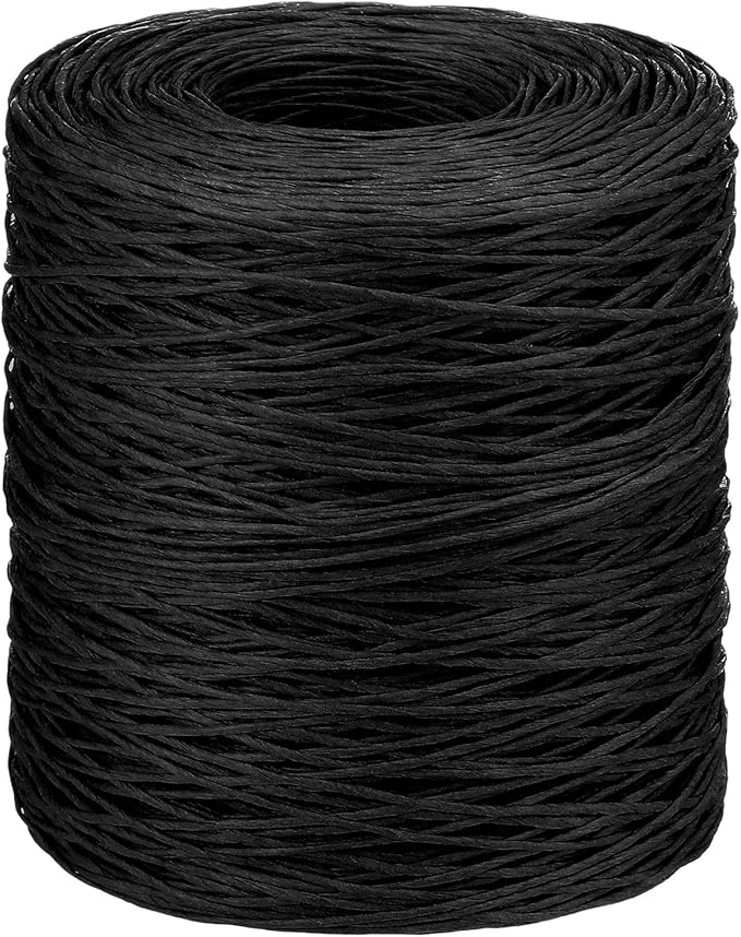 Syhood 1345 Feet Floral Vine Bind Wire Rustic Wrapping Wire for Flower Bouquets(Black)