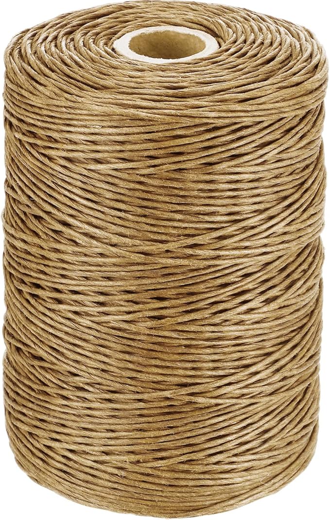 Syhood 673 Feet Floral Vine Bind Wire Rustic Wrapping Wire for Flower Bouquets(Light Coffee)