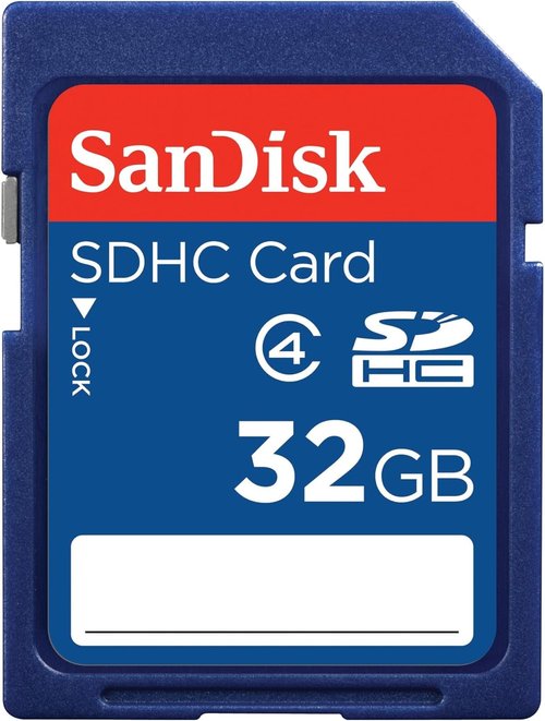 SanDisk 32GB Class 4 SD Flash Memory Card - Reliable Storage for Photos & Videos