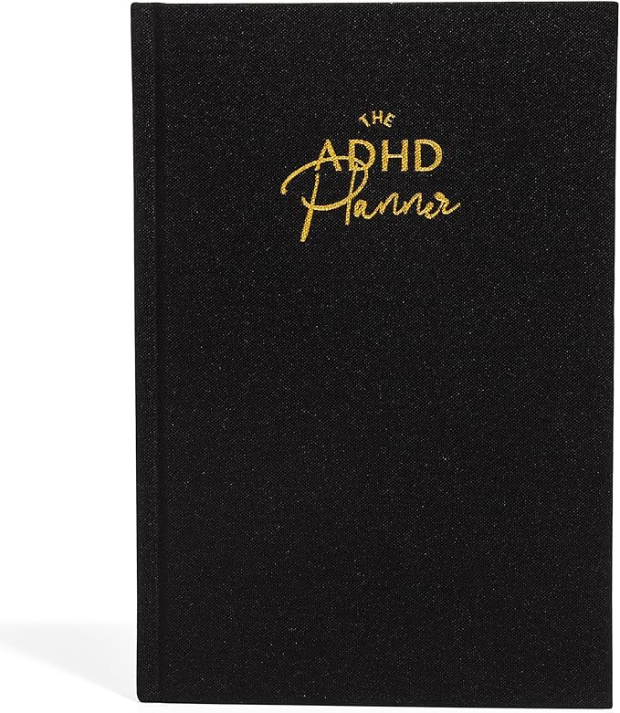 The ADHD Planner for Adults - Undated Daily & Weekly ADHD Journal for Disorganized People, 90 Days - Habit Tracker, Record Emotions & Mood - Academic Goals - Structure & Focus for Adults Brains