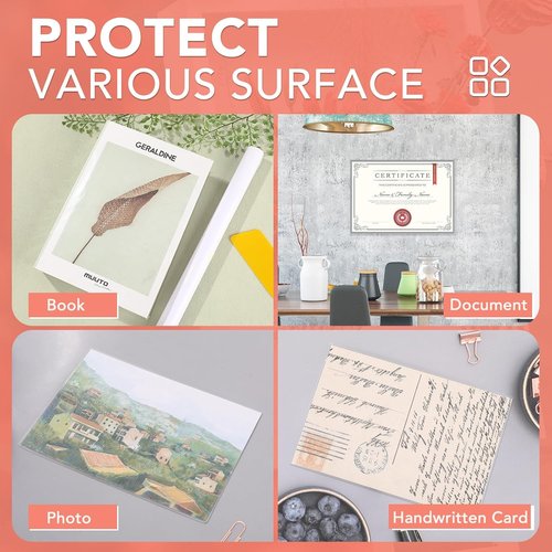 Clear Contact Paper by [Brand Name] - Self-Adhesive Protective Liner for Crafts | 18" x 4.5 ft Rolls