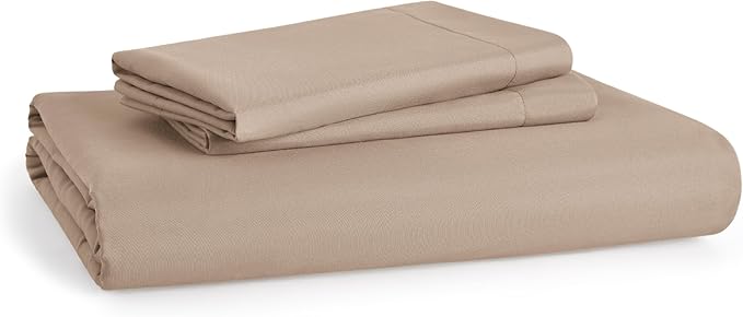 Bedsure Duvet Cover Queen Size - Soft Double Brushed Bedding Set for Kids & Adults, Zipper Closure, 3 Pieces, Includes 1 Duvet Cover (90"x90") & 2 Pillow Shams, NO Comforter, Hazel