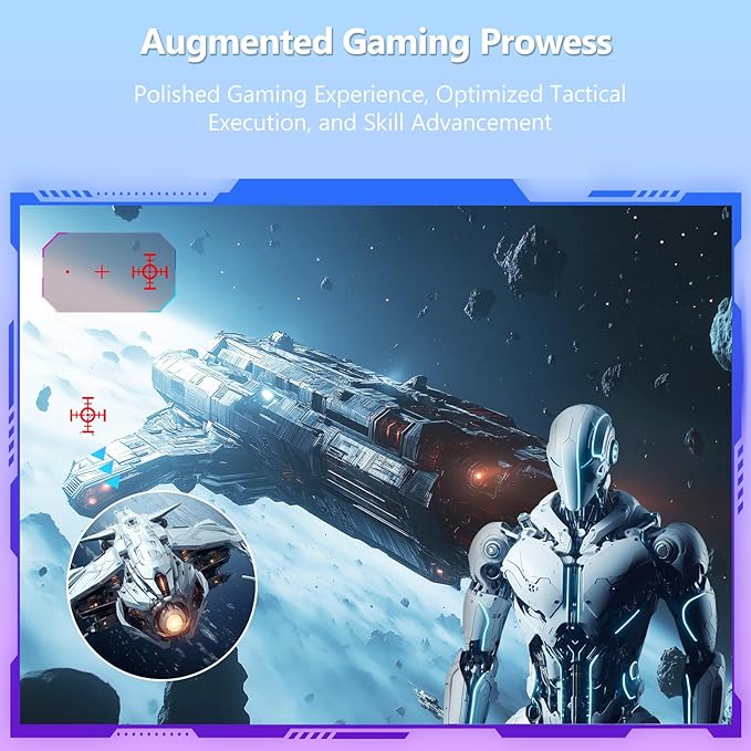 Z-Edge 24 inch 240Hz 165Hz Gaming Monitor, FHD 1080p, MPRT 1ms, IPS Monitor Gaming, 350nits, 16.7M Colors, 99% sRGB, UG24PJ Frameless Bezel, DP x1, HDMI x1(White)