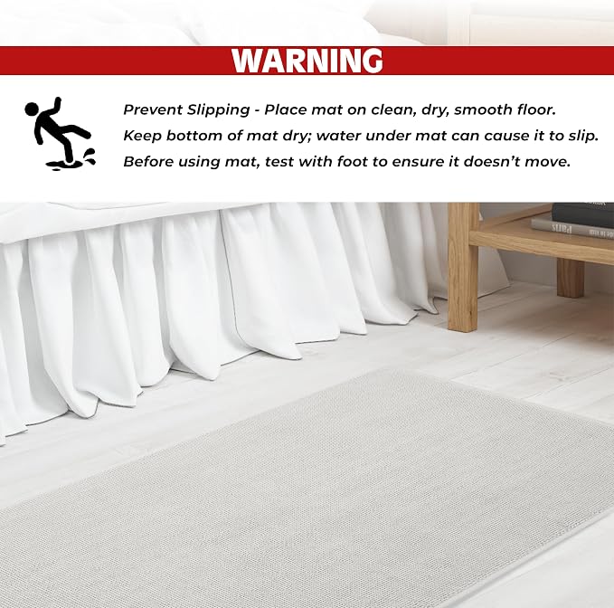 Cotton Paradise 100% Cotton Turkish Bathmat Rug, Soft Absorbent Quick Dry Non Slip, 17x24 Bathmat Rug, Silver Grey