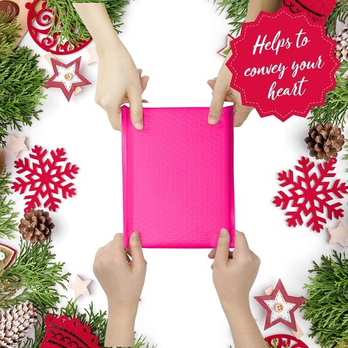 Metronic Bubble Mailers - 6x10 Pink Padded Envelopes | 600 Pack for Secure Mailing of Small Items