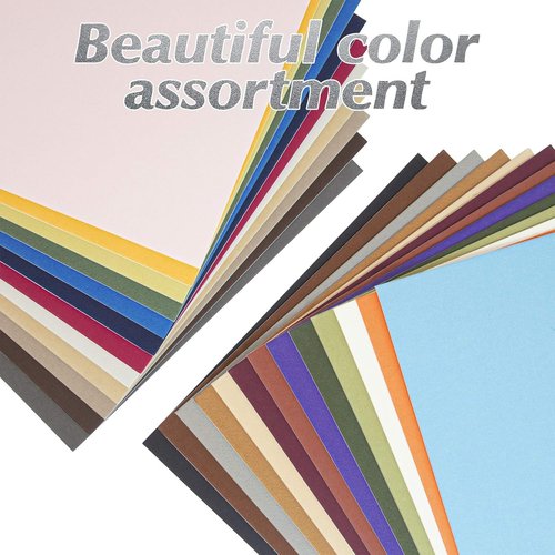Golden State Art | Pack of 25 Acid-Free 16x20 Multicolor Uncut Mat Boards for Photos & Frames