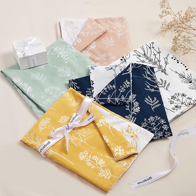 Bedsure Duvet Cover Full Size - Reversible Sage Green Full Duvet Cover Set with Zipper Closure, 3 Pieces Cute Floral Patterned Bedding Set with 8 Corner Ties and 2 Pillow Shams
