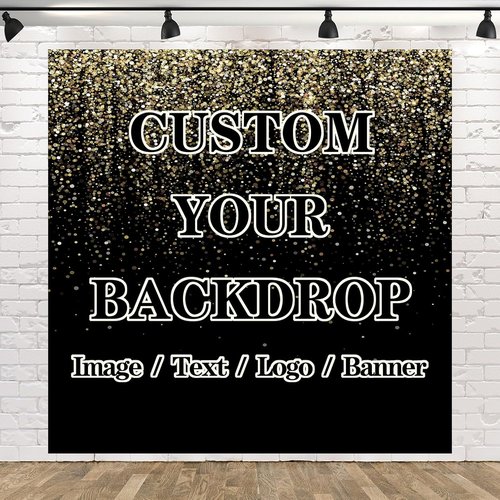 BELECO Custom 10x8ft Fabric Backdrop - Personalized Design for Birthday, Wedding & Party Decor