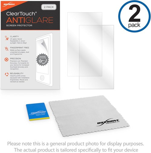 BoxWave Screen Protector for SkyCaddie SX400 - ClearTouch Anti-Glare & Anti-Fingerprint Matte Film (2-Pack)