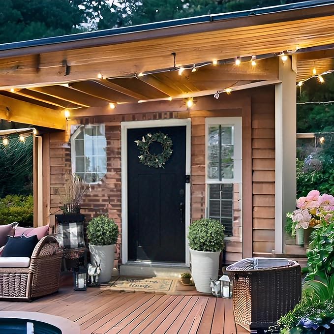 26''T 17D'' Artificial Boxwood Topiary Ball for Outdoors, Set of 2 Potted Bushes, Artificial Boxwood Plants for Front