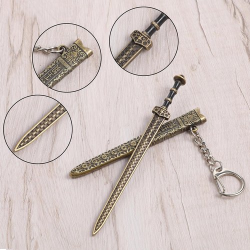 Mini Sword Letter Opener Set by [Brand Name] - Ancient Design with Sheath & Display Stand | Perfect for Envelopes