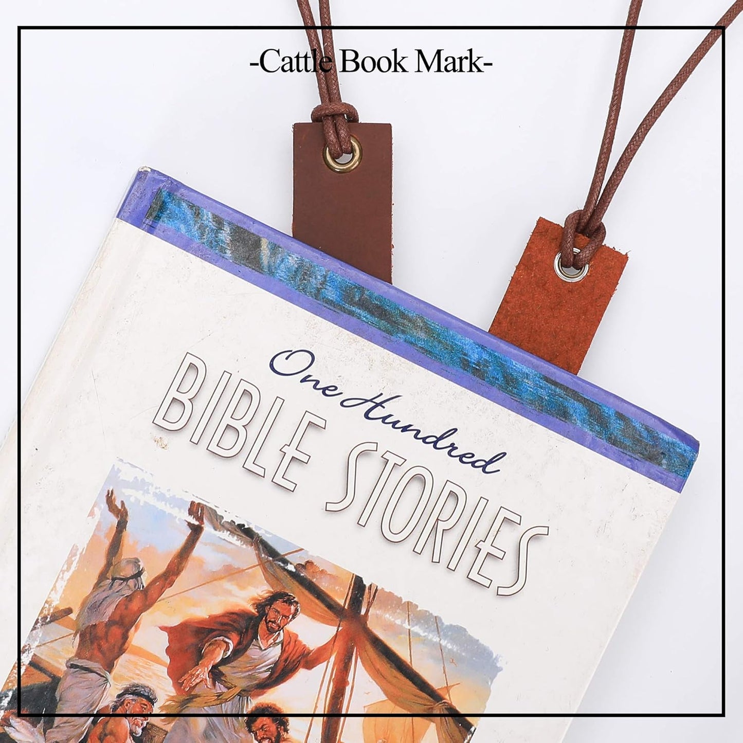 Skiennix Genuine Leather Bookmarks - Handmade Page Markers with Tassel | 5-Pack Umber for Readers & Writers
