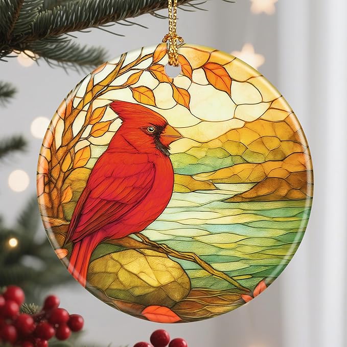 Christmas Ornaments, Cardinal Ornament, Christmas Tree Decorations, Holiday Decorations, Holiday Ornaments, Cardinal Gifts, Bird Lovers Gift, Holiday Party Gifts, and Xmas Gift Ideas