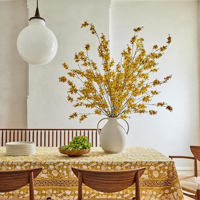 Afloral Tall Faux Forsythia Branch in Yellow - 53"