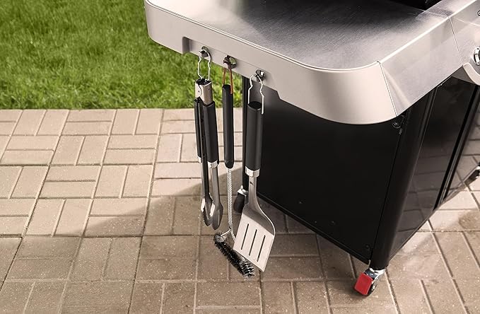 Weber Genesis E-315 Liquid Propane Gas Grill for Outdoor Cooking, 3 Burners, Black