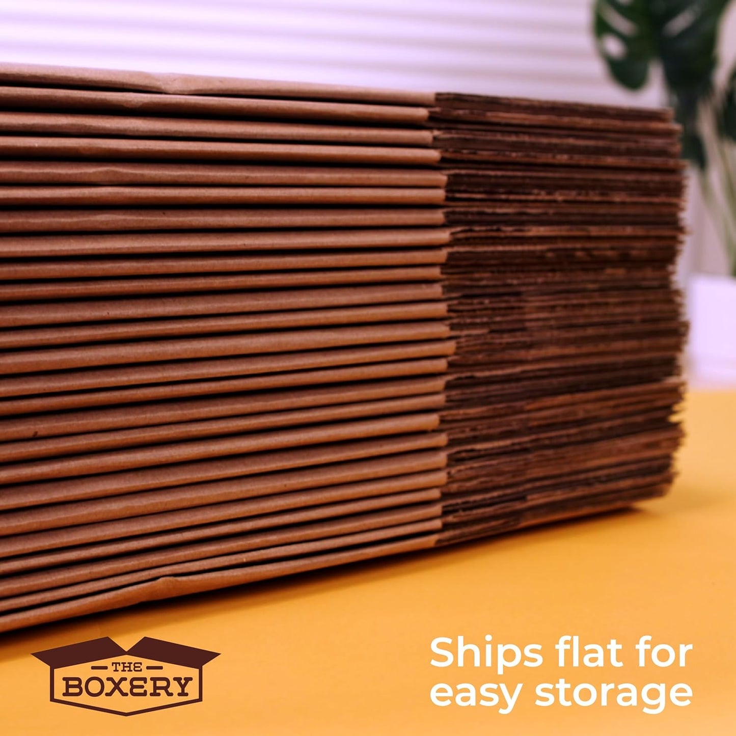 The Boxery 12"x12"x12" Brown Kraft Corrugated Shipping Boxes | 25-Pack - Durable, Eco-Friendly & Recyclable