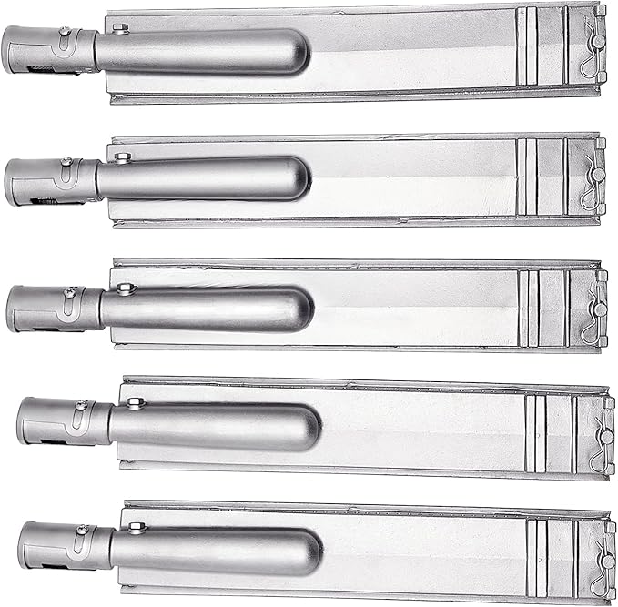 Cozilar 16516 Gas Grill Burner Replacement for Bull Grill Replacement Parts 47629, Cal Flame G4, Angus 47628, Outlaw 26038 26039, Steer Premium, Lonestar Select, Angus, Brahma, BBQ Accessories 16-1/8"