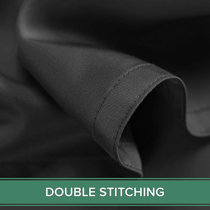 Pure Bamboo Queen Sheets, Genuine 100% Organic Viscose Derived from Bamboo Bed Sheet Set, Luxuriously Soft & Cooling, Double Stitching, 2 Year Quality Promise (Queen, Black)