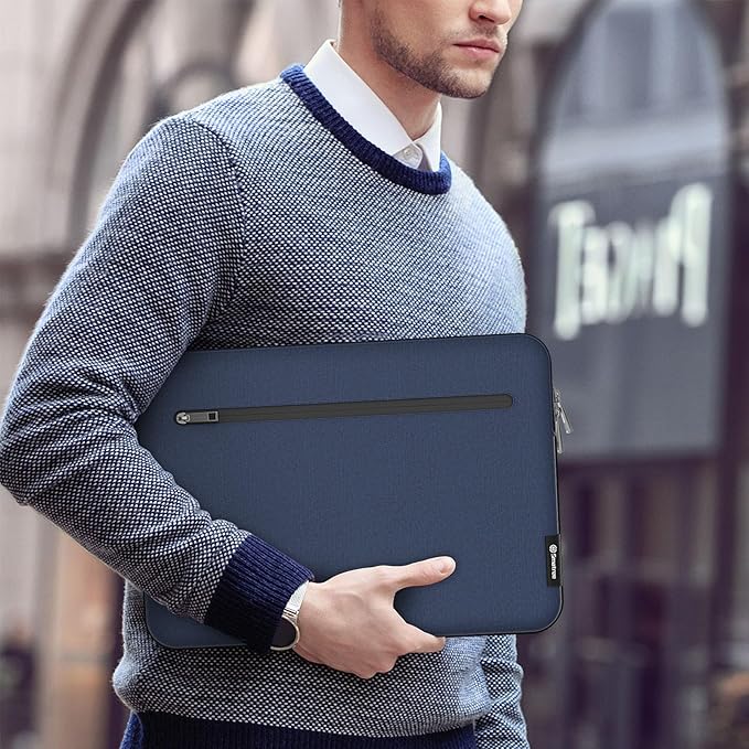 Smatree SlimPro Laptop Sleeve Case for 16 inch HP ZBook Fury 16 G10/G9 Mobile Workstation PC, HP Laptop Case with Swift-Access Accessory Pocket, Patented Super-Corner Design, Blue (S601B)
