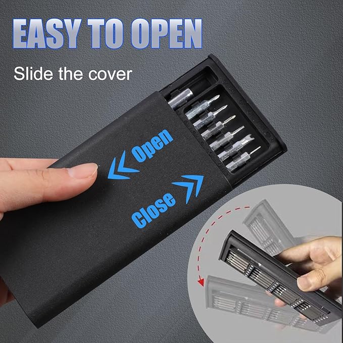 25 in 1 Precision Screwdriver Set, Mini Professional Repair Tool Kit, Super Durable Screwdriver Fits for Watch, Laptop, Eyeglasses, Computer, Electronic, Camera