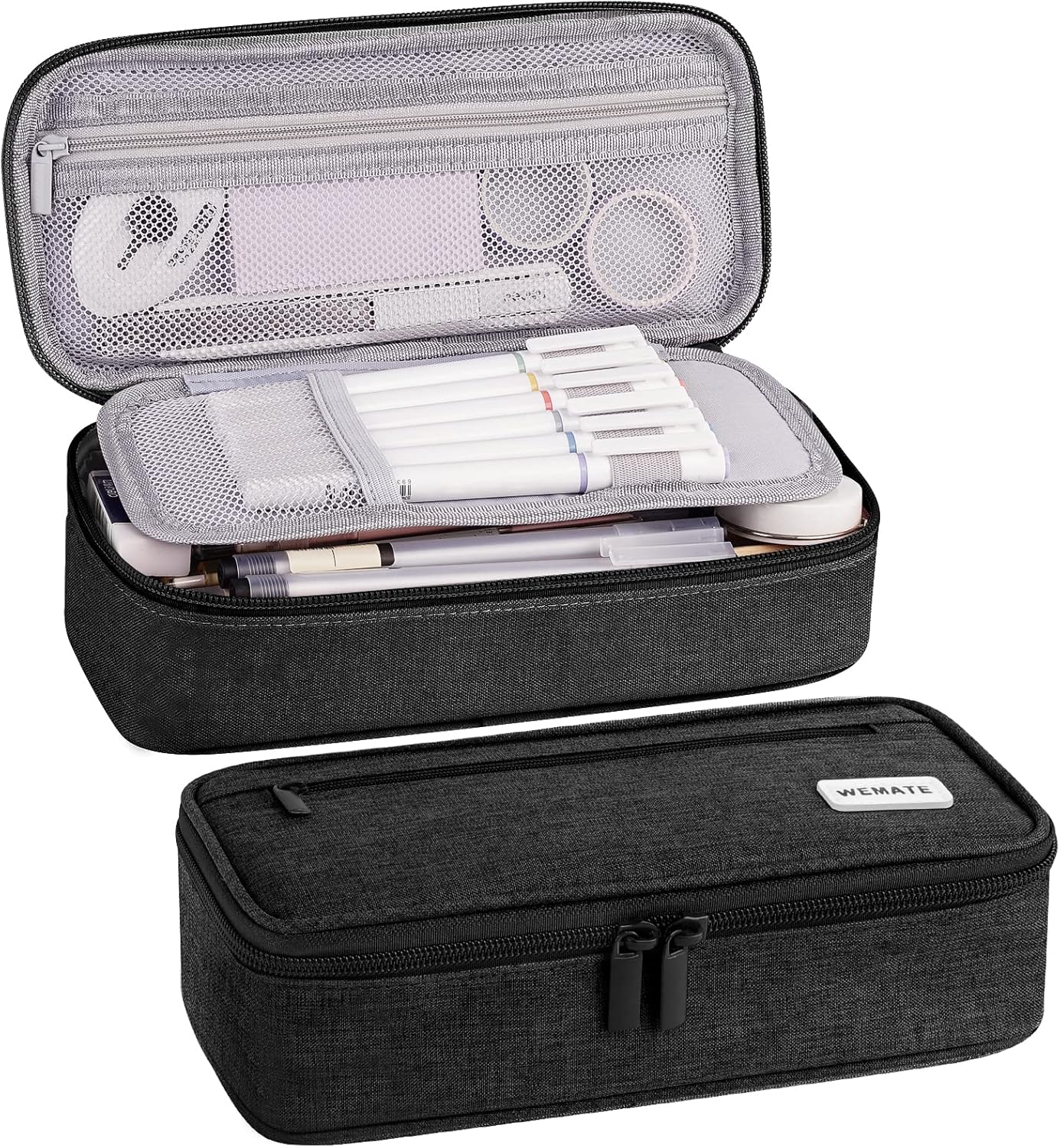 WEMATE Large Pencil Case - Ultimate Storage Organizer for Stationery | Back-to-School Essential
