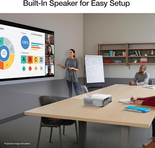 Epson EX3290 Projector - 3-Chip 3LCD Technology, 4,000 Lumens Brightness, HDMI & Speaker | Renewed