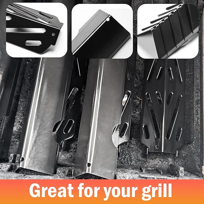 66040 Flavorizer Bars with Heat Deflector for Weber Genesis II 300 /LX 300 Series, Genesis II E-310 E-315 E-335 GS4 Flavor Bars Replacement Parts Genesis II 300 Series LX S-340 II S-310 II S-335