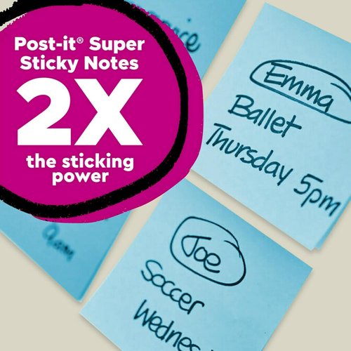 Post-it Super Sticky Pop-Up Notes - 100% Recycled Oasis Collection | 3 in. x 3 in., 70 Sheets, 18 Pads