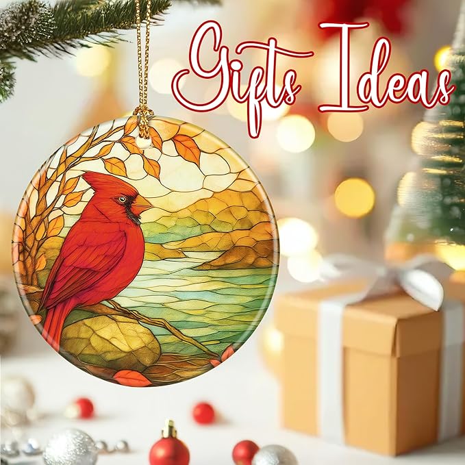 Christmas Ornaments, Cardinal Ornament, Christmas Tree Decorations, Holiday Decorations, Holiday Ornaments, Cardinal Gifts, Bird Lovers Gift, Holiday Party Gifts, and Xmas Gift Ideas