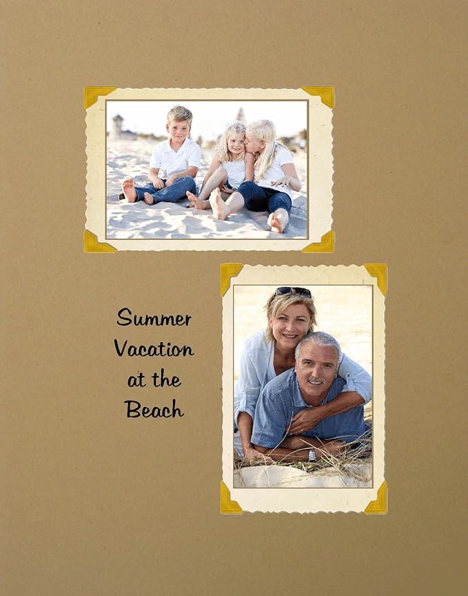 25 Brown Kraft Fiber 80# Cover Paper Sheets - 11" X 14" (11X14 Inches) Scrapbook|Picture-Frame Size - Rich Earthy Color with Natural Fibers - 80lb/Pound Cardstock - Smooth Finish