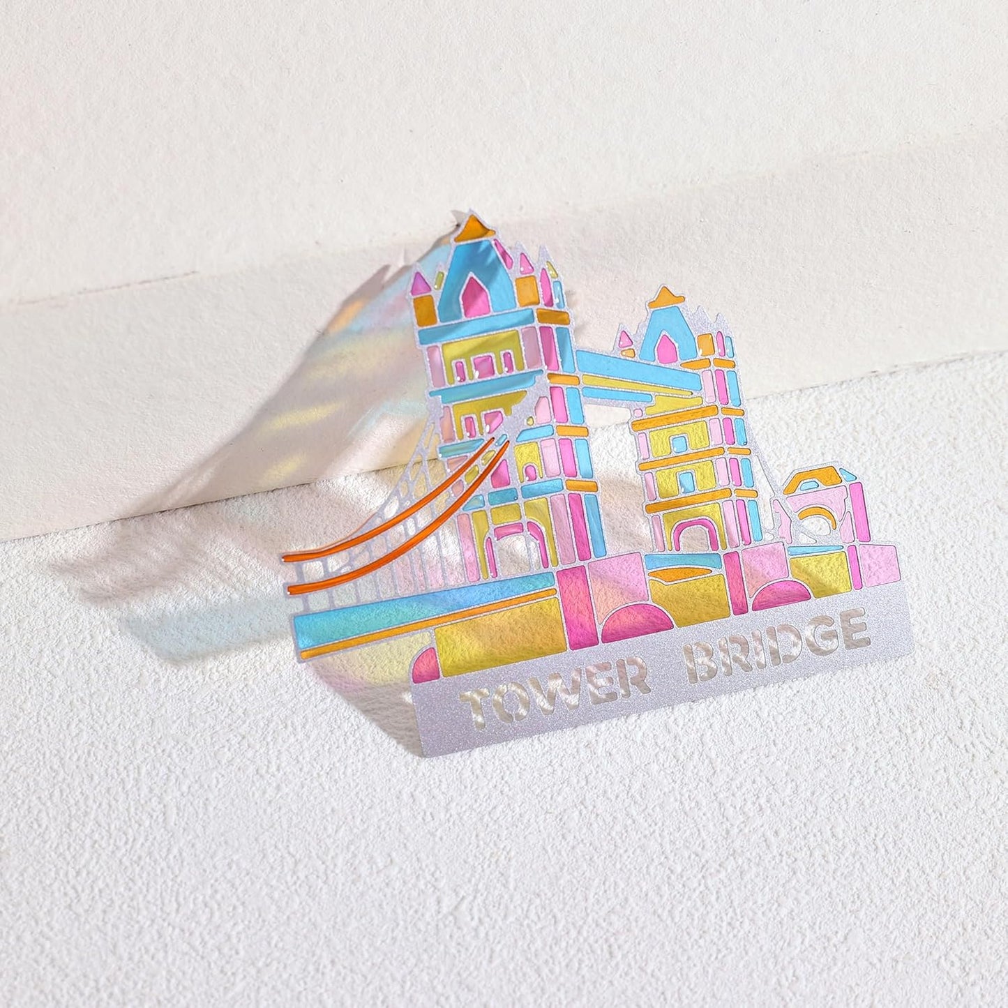 Tower Bridge Metal Bookmarks - Transparent Design for Aesthetic Reading | Perfect Gift for Book Lovers