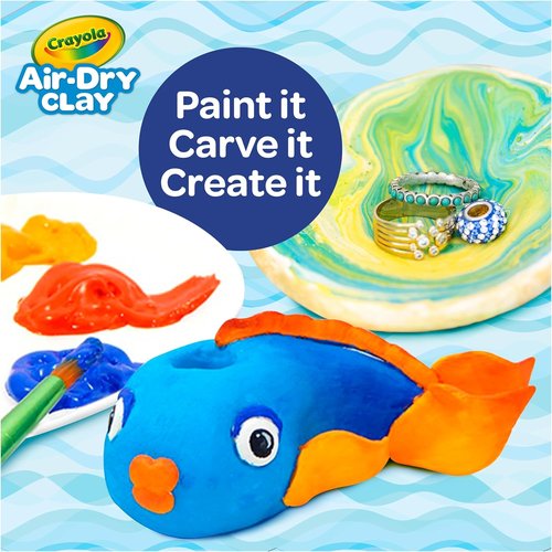 Crayola Air Dry Clay - Natural White Modeling Clay for Kids | 5lbs Bulk Craft Supplies