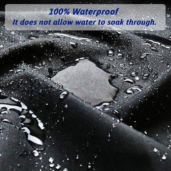 Pellet Grill Cover for Camp Chef Smoker, Cover Upgraded Full-Length Heavy Duty Waterproof Anti-UV Cover for Woodwind Pro 24 PG24SE PG2424SGB SmokePro DLX 24 PG24MZG PG24WWSB, for Weber Searwood 600