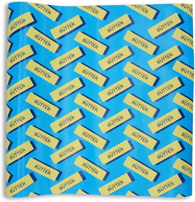 GOOFBALLS Hilarious Wrapping Paper Roll – Funny Gift Wrap for Birthdays, Holidays, White Elephant, Gag Gifts - Butter