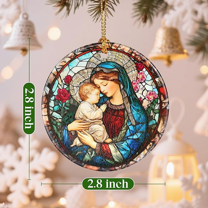 Religious Christmas Ornaments, Christian Ornament, Christmas Tree Decorations, Holiday Decorations, Holiday Ornaments, Religious Gifts, Christian Gift, Holiday Party Gifts, and Xmas Gift Ideas