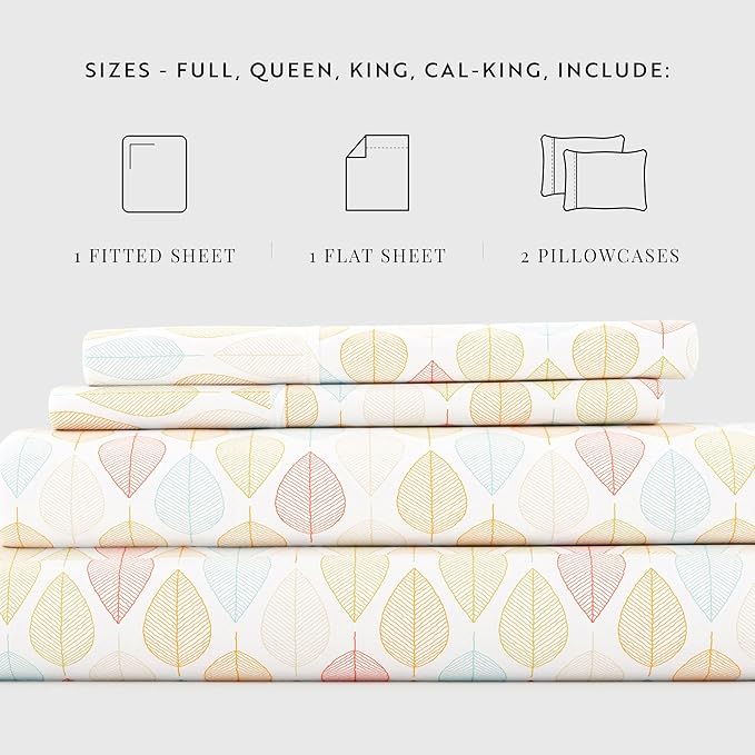 Linen Market 4 Piece California King Bedding Sheet Set (Yellow) - Sleep Better Than Ever with These Ultra-Soft Cooling Bed Sheets for Your California King Size Bed - Deep Pocket Fits 16" Mattress