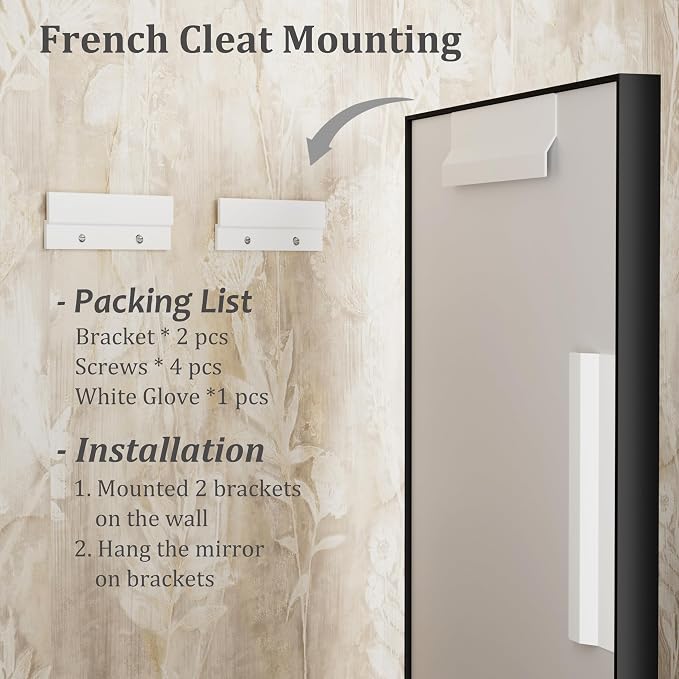 20x28 Inch Black Metal Framed Bathroom Mirror, Black Rectangular Mirror, Matte Black Mirror, Square Corner, Anti-Rust (Horizontal/Vertical)