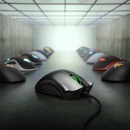 Razer DeathAdder Essential Gaming Mouse - 6400 DPI Optical Sensor | 5 Programmable Buttons - Classic Black