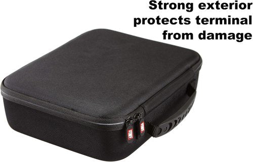 2TUFF Square Reader Case - Durable Travel Printer Carry Case for Square Terminal & 4 Card Rolls