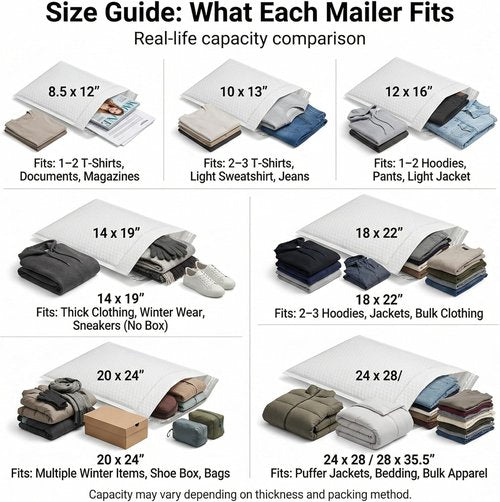 Ireer Extra Large 20 x 24" Bubble Mailers - 5 Pack Self-Adhesive Waterproof Padded Envelopes