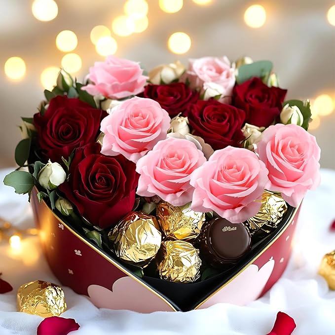 50pcs Artificial Roses Flowers in Bulk,Realistic Silk Fake Rose with Long Stem for Wedding Centerpieces Bouquet Party Floral Arrangement Home Decoration(Pink)
