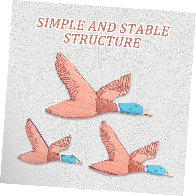 Alipis 3pcs Vintage Wood Wall Decor Rustic Wooden Wall Art for Living Room and Bedroom and Easy to Install Versatile Home Decoration Unique Bird Branch Design